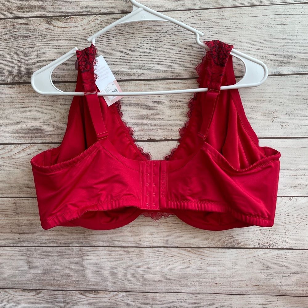 NEW WITH TAGS CACIQUE BRA IN RED - Picture 4 of 7